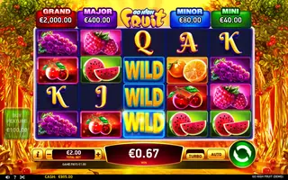 Go High Fruit – Feature in play