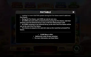 Immortal Ways Buffalo – Game rules