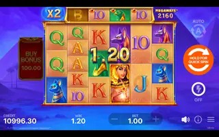 Legend of Cleopatra Megaways – Feature in play