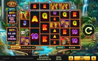 Majestic Cats DeluxeWays – Winning spin