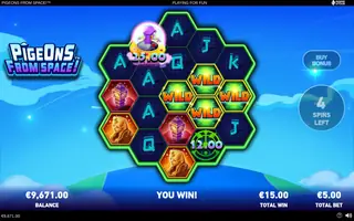 Pigeons from Space – Free spins