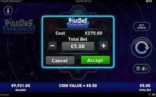 Pigeons from Space – Bonus buy