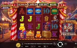 Carnival Rush – Feature in play