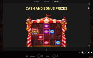 Carnival Rush – Paytable