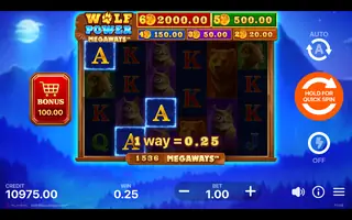 Wolf Power Megaways – Winning spin