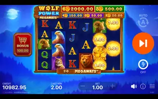 Wolf Power Megaways – Winning spin
