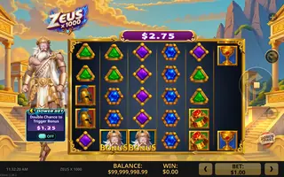 Zeus x 1000 – Winning spin