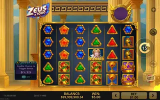 Zeus x 1000 – Free spins