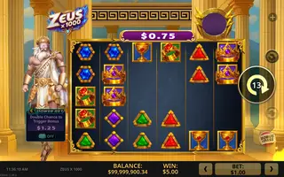 Zeus x 1000 – Free spins