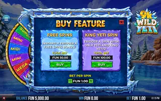 9k Wild Yeti – Bonus buy