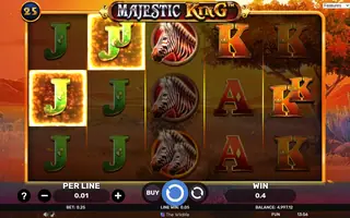 Majestic King – Winning spin