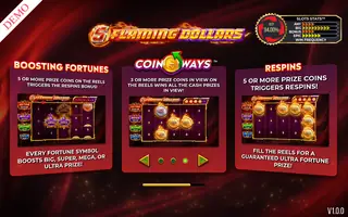 5 Flaming Dollars – Game rules