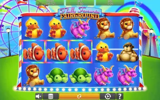 Fluffy Favourites Fairground – Feature in play