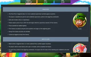 Irish Luck – Game rules