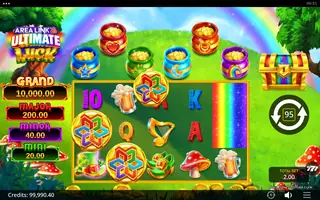Area Link Ultimate Luck – Feature in play