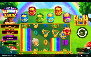 Area Link Ultimate Luck – Feature in play