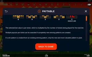 Don Hidalgo Ultra Link&Win – Game rules