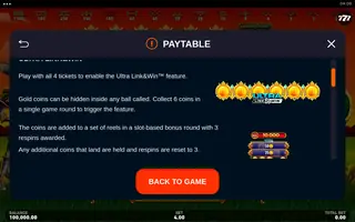Don Hidalgo Ultra Link&Win – Game rules