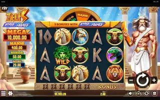 Zeus Hyper Frames – Feature in play