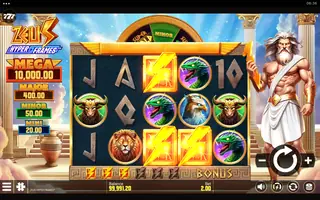 Zeus Hyper Frames – Feature in play