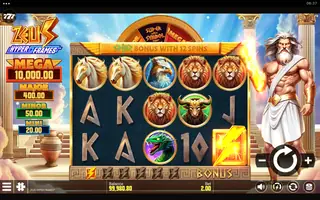 Zeus Hyper Frames – Free spins
