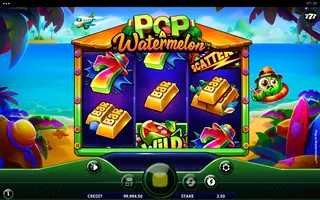 Pop-a-Watermelon – Feature in play
