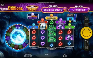 Enchanted Wolf Rising Rewards King Millions – Feature in play