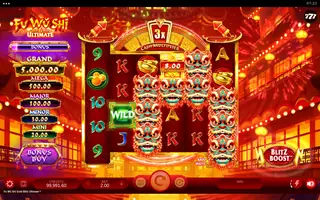 Fu Wǔ Shī Gold Blitz Ultimate – Winning spin