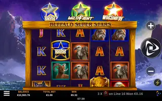 Buffalo Super Stars – Winning spin