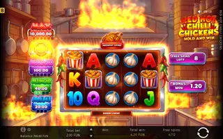 Red Hot Chilli Chickens – Bonus round