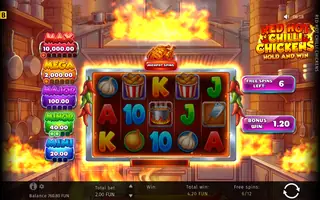 Red Hot Chilli Chickens – Bonus round