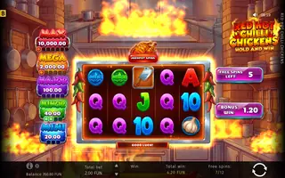 Red Hot Chilli Chickens – Bonus round