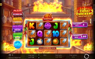 Red Hot Chilli Chickens – Bonus round