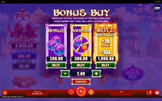 Floating Tiger Gold Blitz Fortunes – Bonus buy