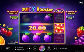 Juicy Booster – Winning spin