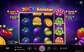 Juicy Booster – Feature in play