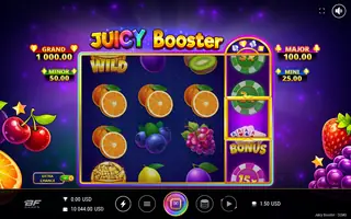 Juicy Booster – Feature in play