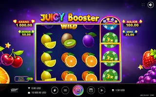 Juicy Booster – Feature in play