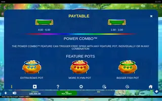 Fishin’ Triple Pots of Gold POWER COMBO – Game rules