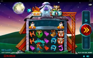 Lucky Clucks 3: Barnyard Blastoff – Feature in play