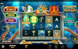 Poseidon: Trident’s Riches Power Combo – Feature in play