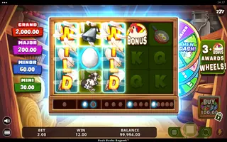 Buck Bucks Bagawk – Winning spin