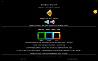 Buck Bucks Bagawk – Game rules