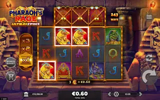 Pharaoh’s Rage UltraSpinz – Winning spin