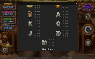 The Pick of Destiny – Paytable
