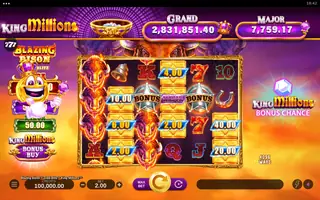 Blazing Bison Gold Blitz King Millions – Base game