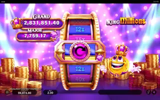 Blazing Bison Gold Blitz King Millions – Bonus round