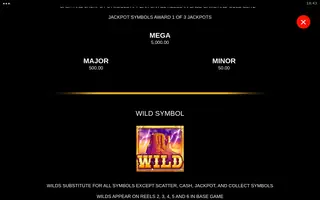 Blazing Bison Gold Blitz King Millions – Paytable