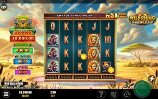 Wild Rhino Stampede Stacks – Base game