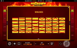40 Crown Hotfire – Game rules